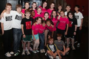 Associate director Julian Webber and BILLY ELLIOT Kids Photo
